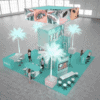 30x30 trade show exhibit rental